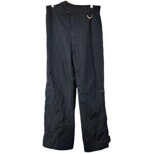 Marker Ski Pants Large Black Snap Waist & Zipper‎ Closure